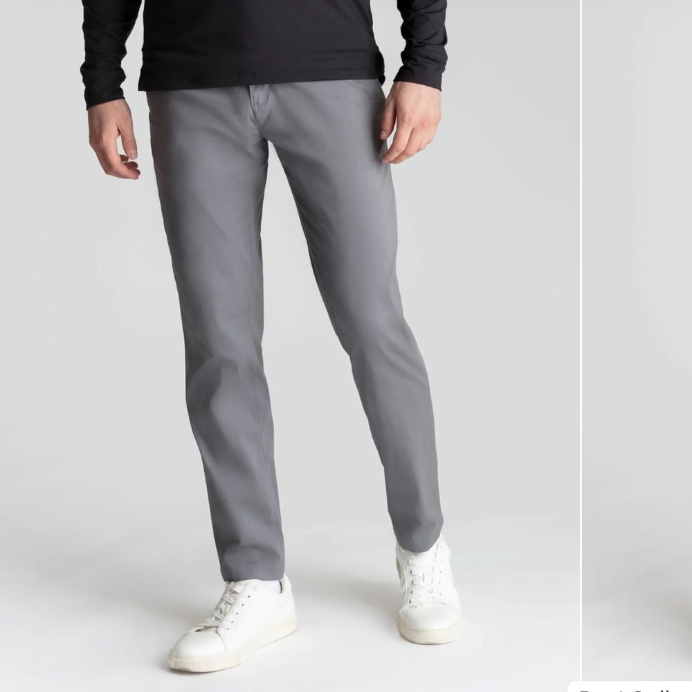 Birddogs Stretch Khakis with built-in Liner in Gray 34x32